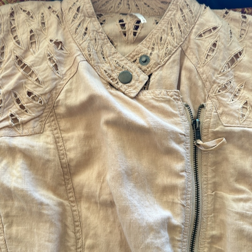 Free People size 12 cut out detail jacket size 12 - Picture 12 of 12